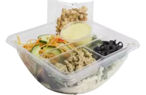 Indoor maaltijdsalade vega kip bak 400gr